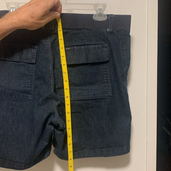 Lee denim regular fit Bermuda mid rise shorts size 16 M in good condition - Picture 8 of 11